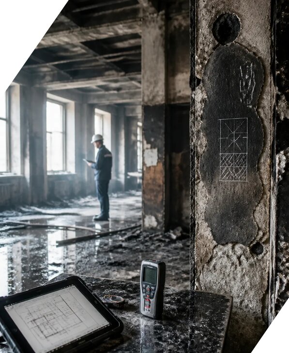 Обследование зданий после пожара в Твери от 16305 р. | ЭкспертизаРоссия
