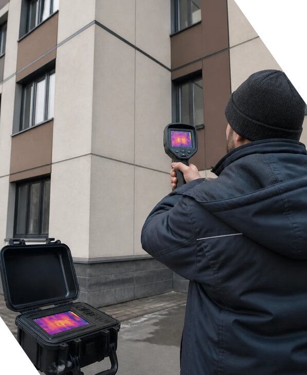 Тепловизионное обследование зданий и сооружений в Твери